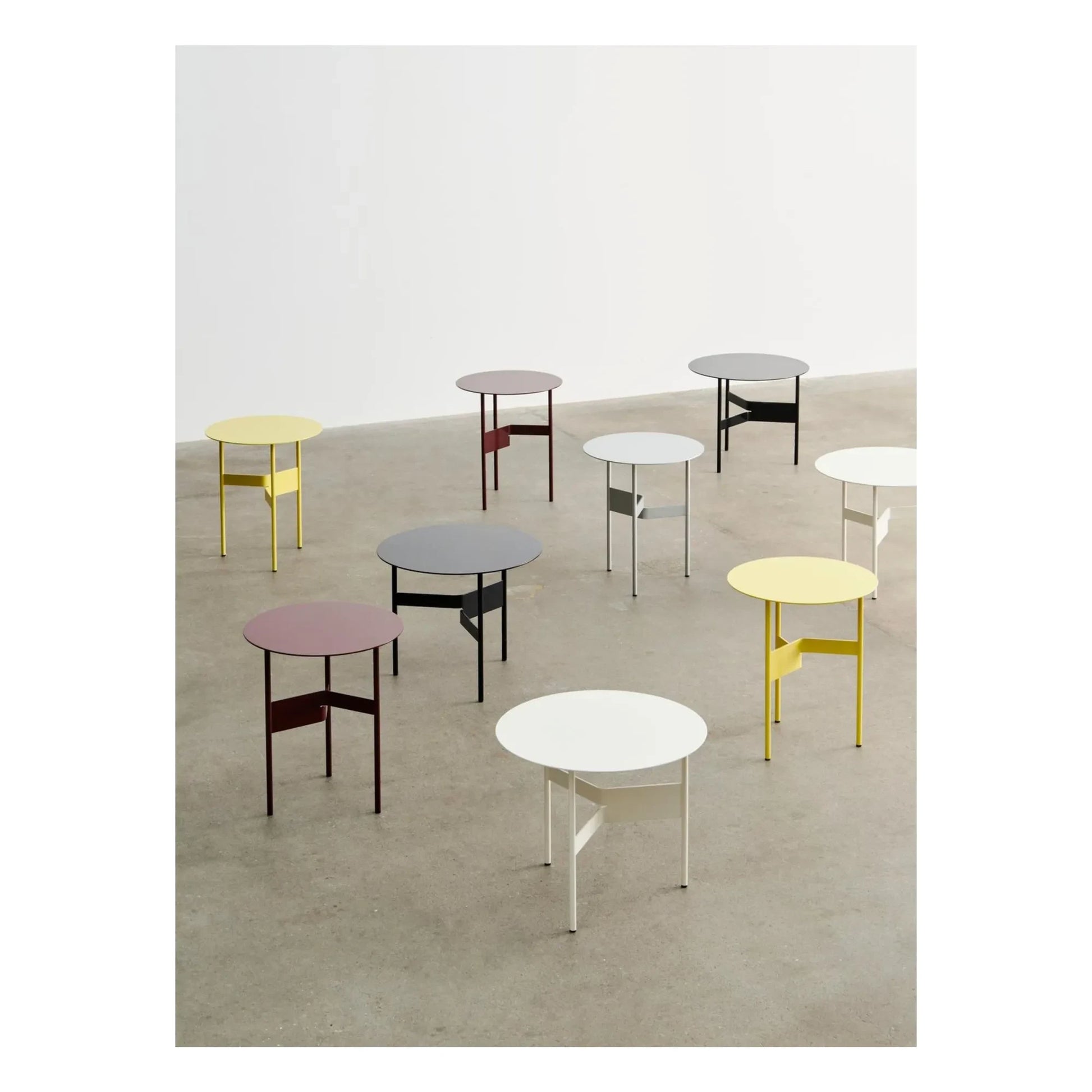 Hay - Shim side table | Ivory