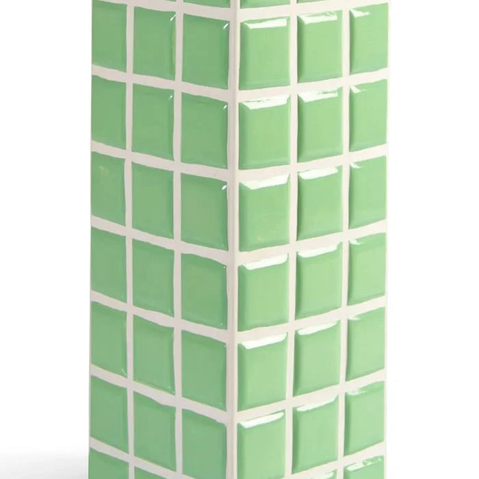 Декоративна ваза &k amsterdam tile mint 28 cm