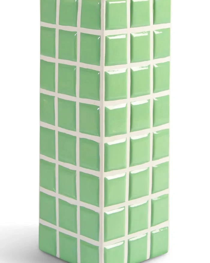 Декоративна ваза &k amsterdam tile mint 28 cm