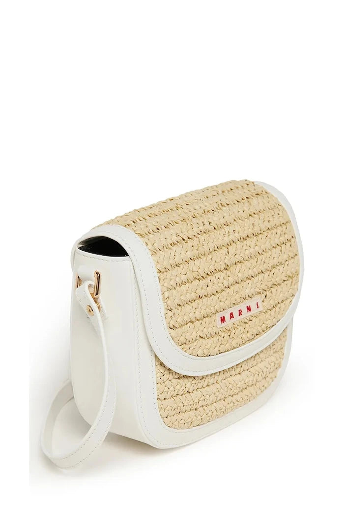 Marni MW113F RAFFIA EFFECT SMILE BAG BAGS Çocuk Çantası