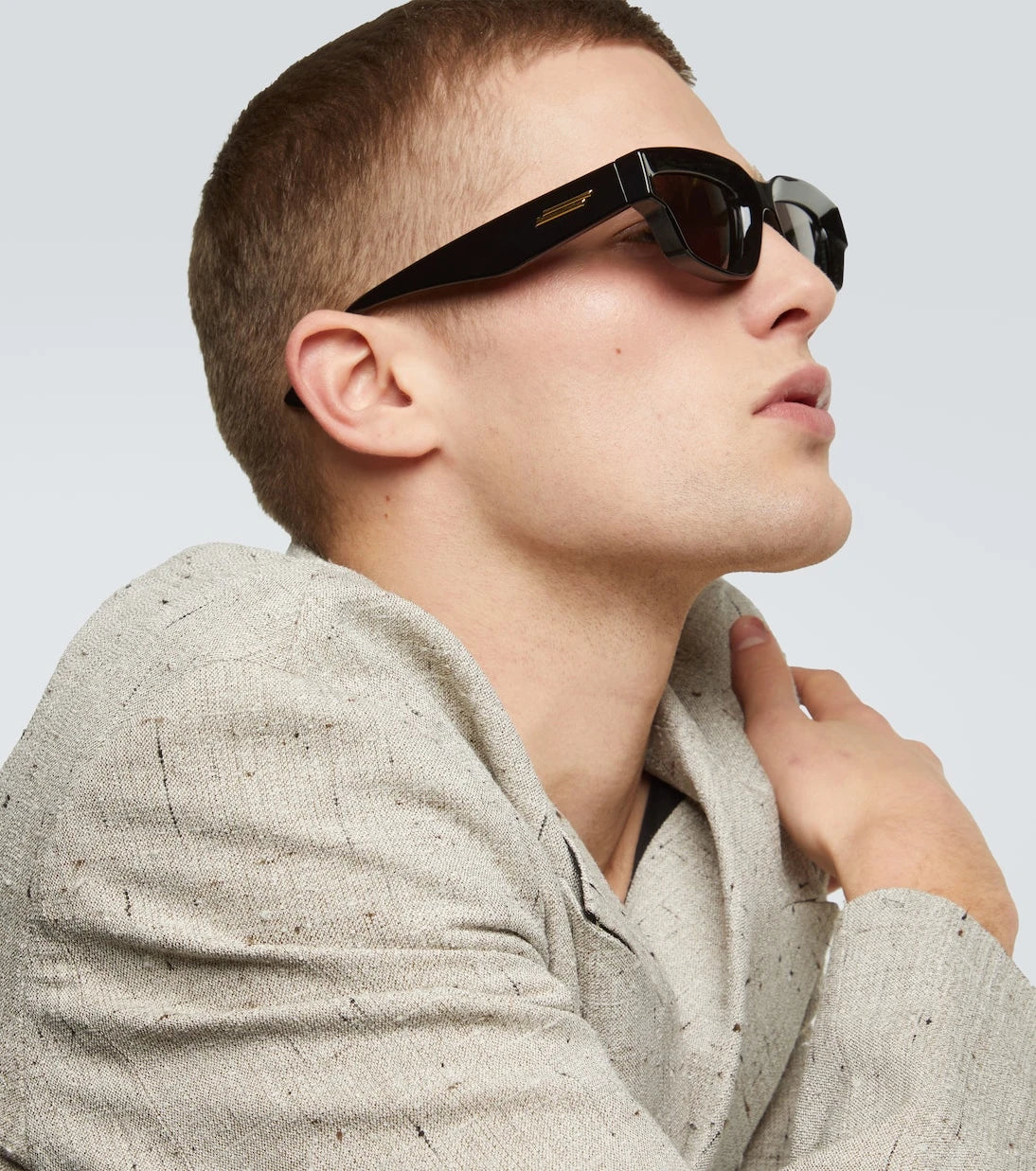 Bottega Veneta - Sharp square sunglasses