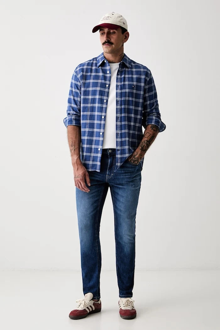 Tommy Jeans erkek slim taper jean pantolon