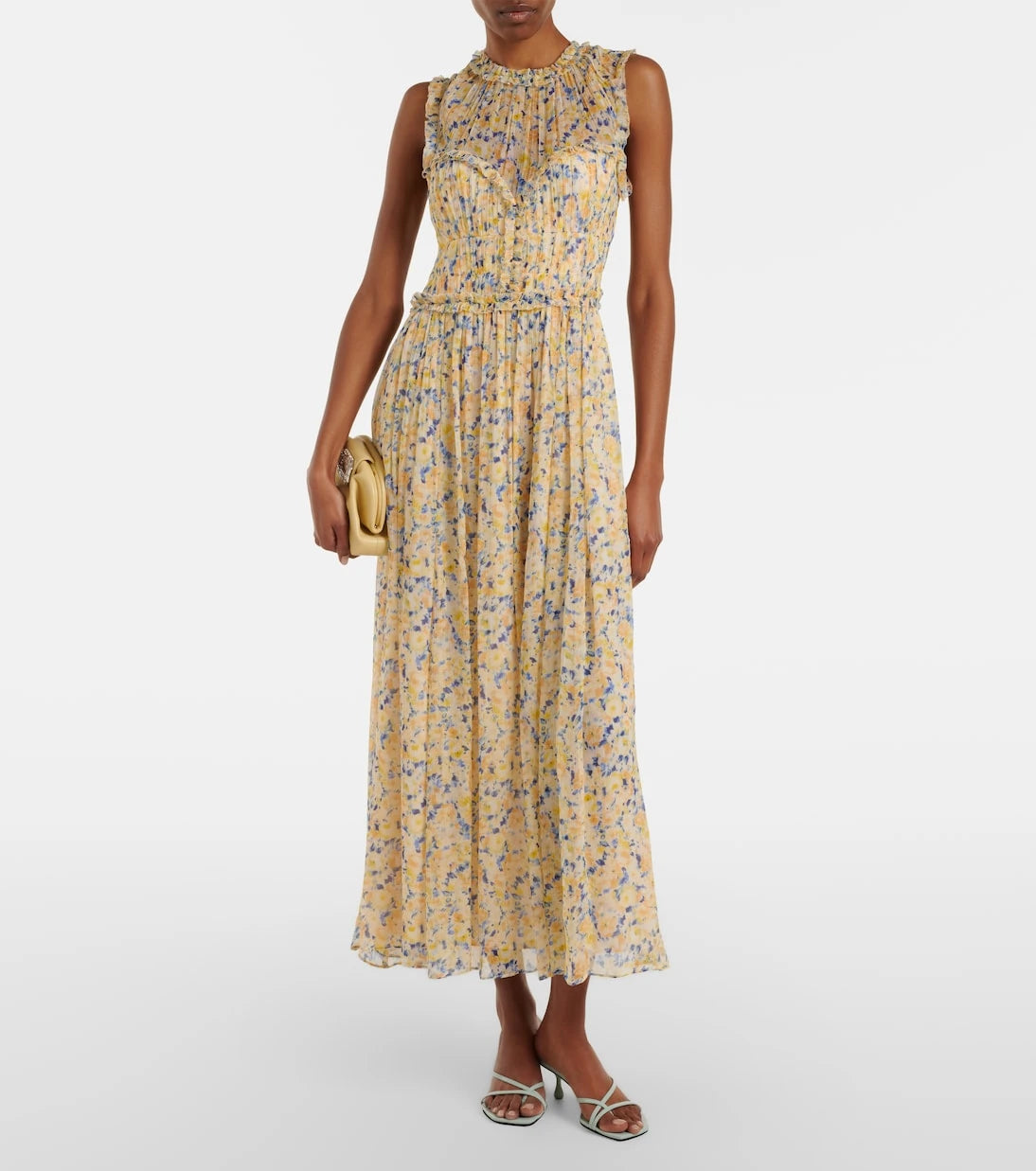 Ulla Johnson - Kasia floral silk chiffon maxi dress