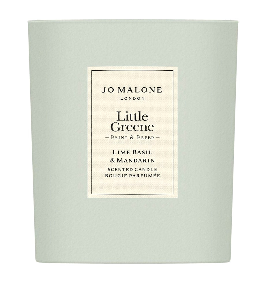 Jo Malone London x Little Greene Special Edition Lime Basil & Mandarin Scented Candle (200g)