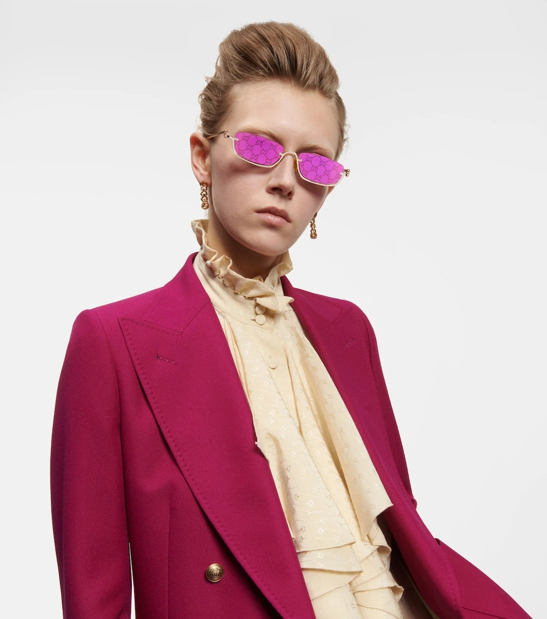 Gucci - GG rectangular sunglasses