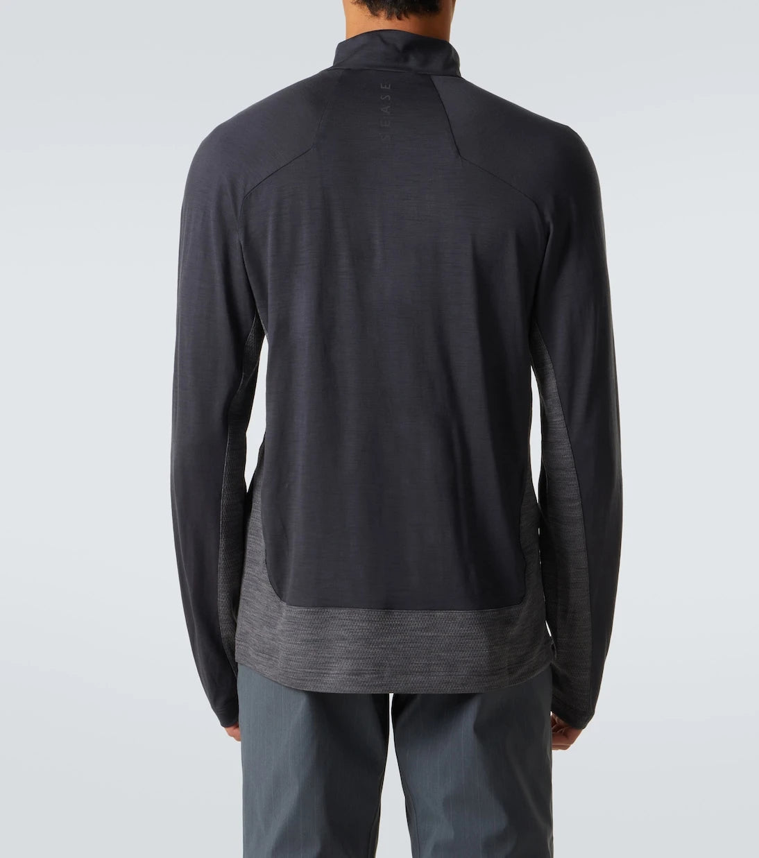Sease - Runner virgin wool half-zip sweater