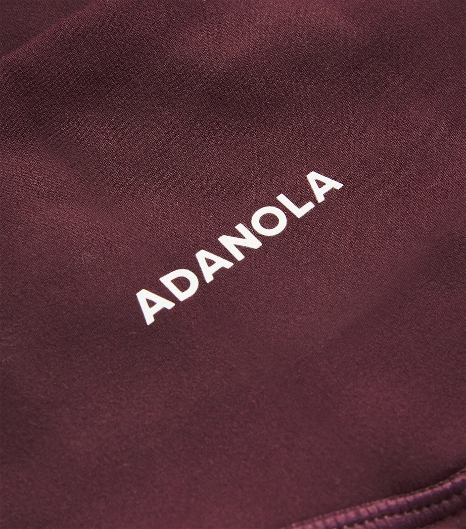 Burgundy Flared Yoga Pants