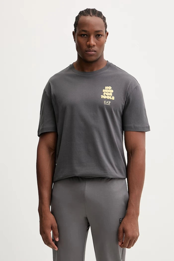 Памучна тениска EA7 Emporio Armani