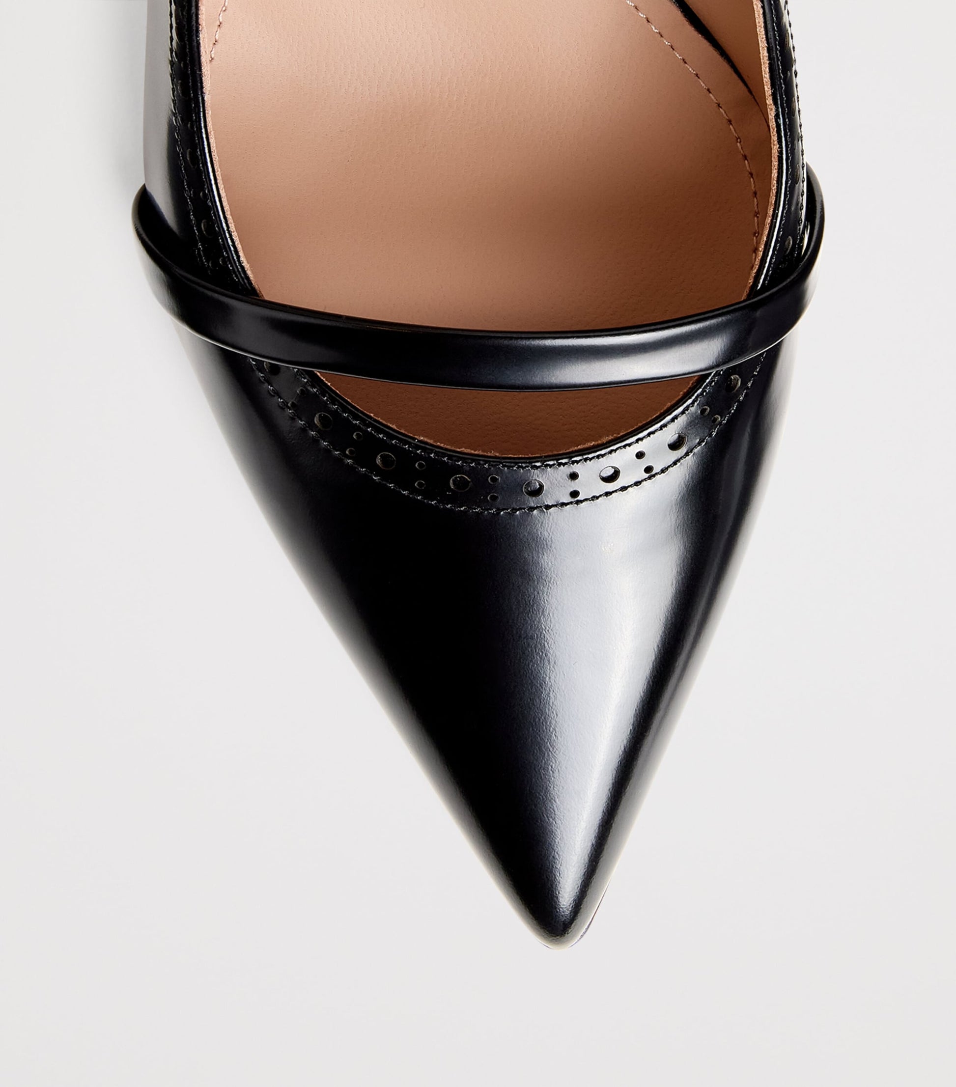 Malone Souliers Black Leather Maureen Mules 85