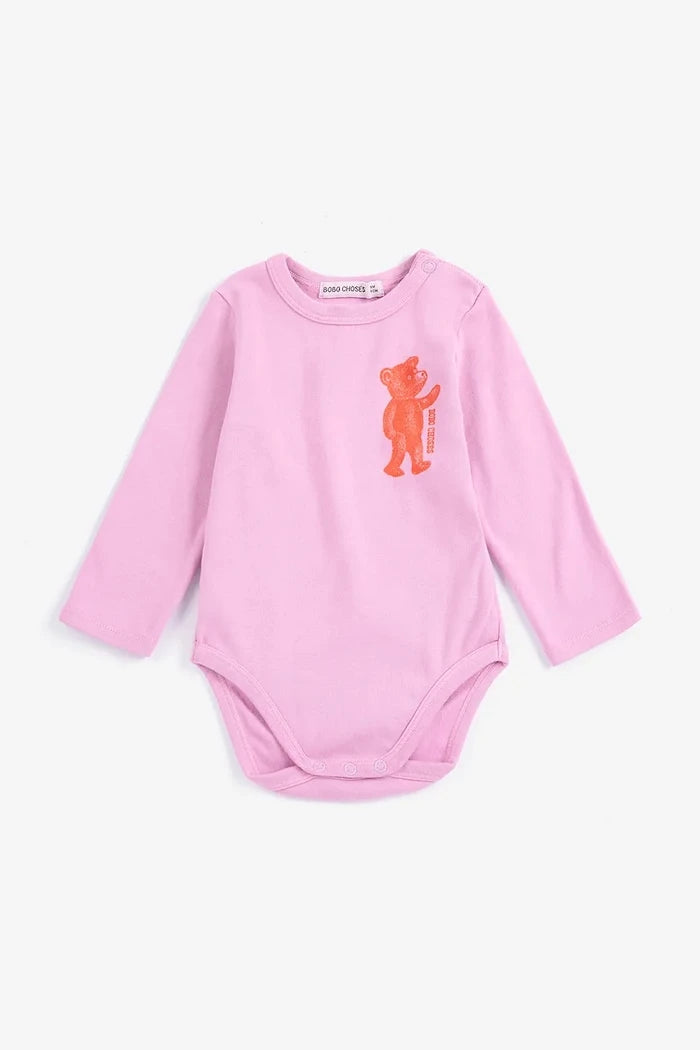 Bobo Choses pamuklu elastanlı bebek body Softpaw Monster