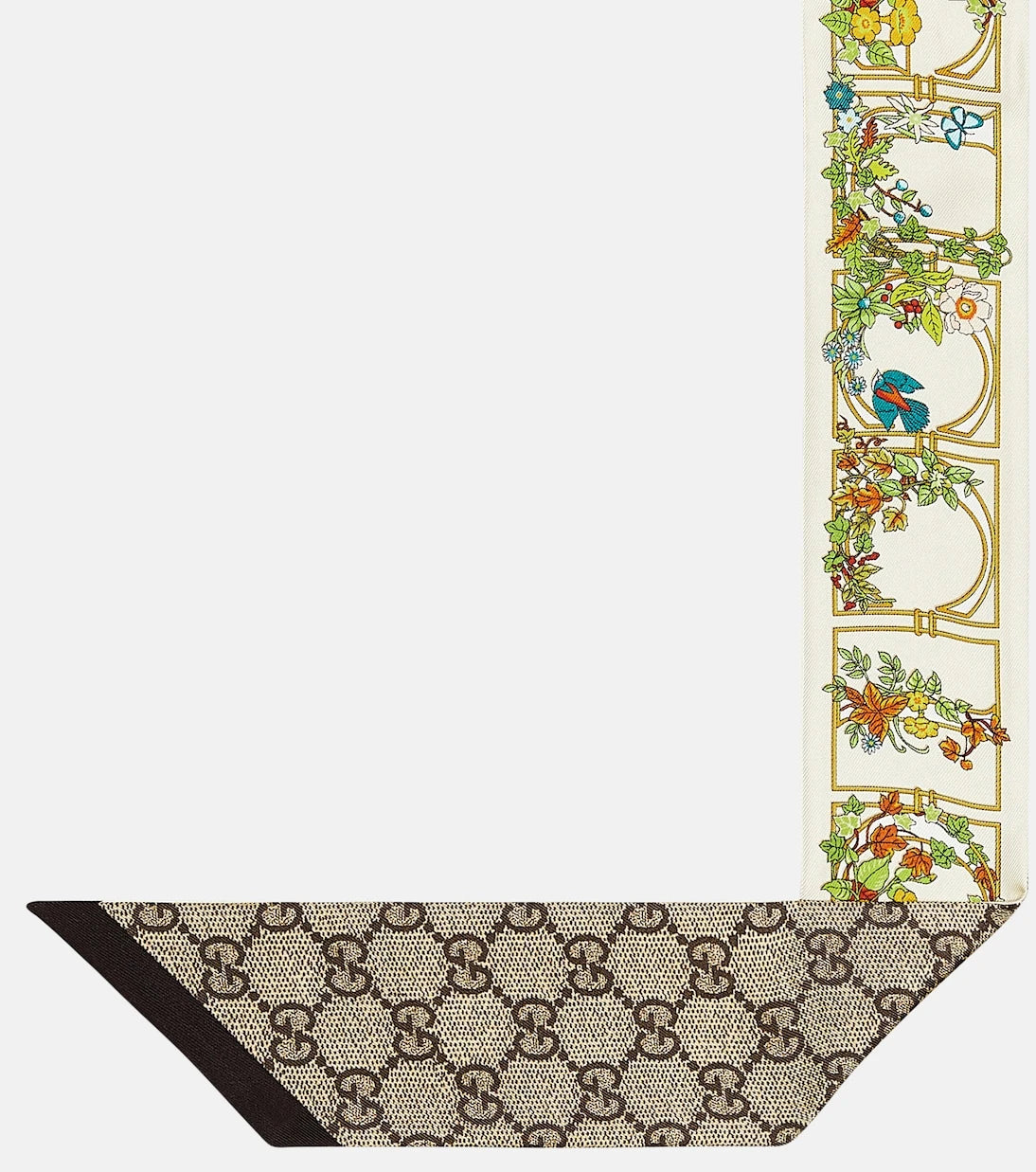 Gucci - Printed silk twill scarf
