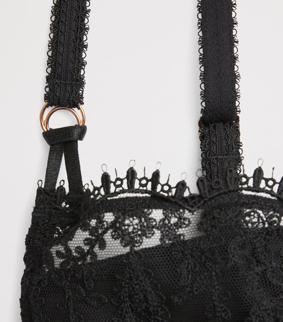 Simone Perele Black Lace Précieuse Push-Up Bra