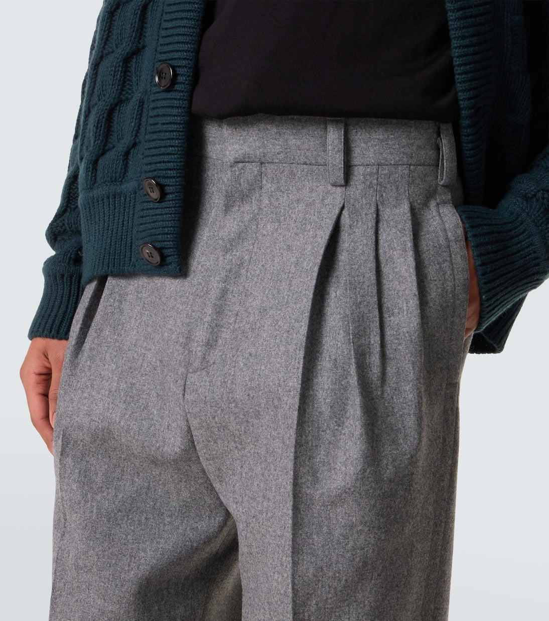 Zegna - Wool straight pants