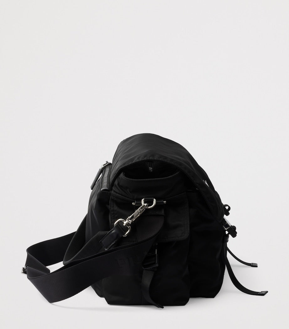 Prada Re-Nylon and Leather Explore Messenger Bag