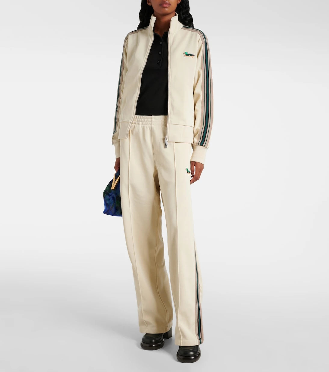 Burberry - Logo jersey track pants