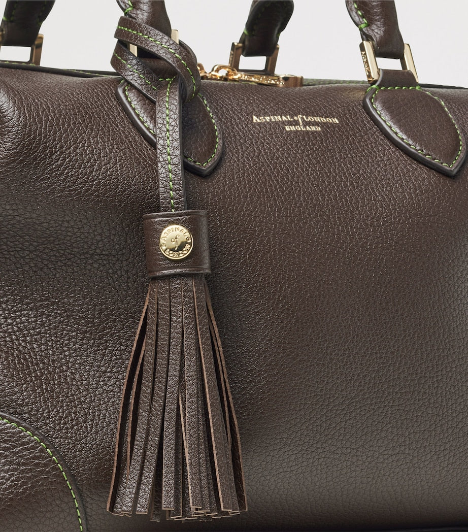 Aspinal Of London Leather Hudson Bowling Bag