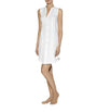 Cotton Deluxe Sleeveless Nightdress WHITE
