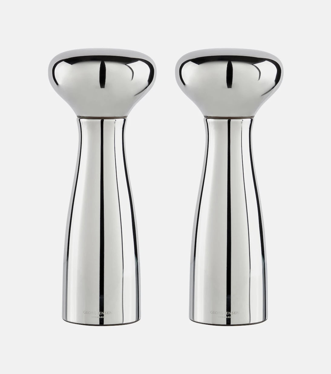 Georg Jensen - Alfredo stainless steel salt and pepper grinders by Alfredo Häberli