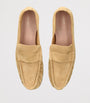 Yellow Soft Suede Loafers