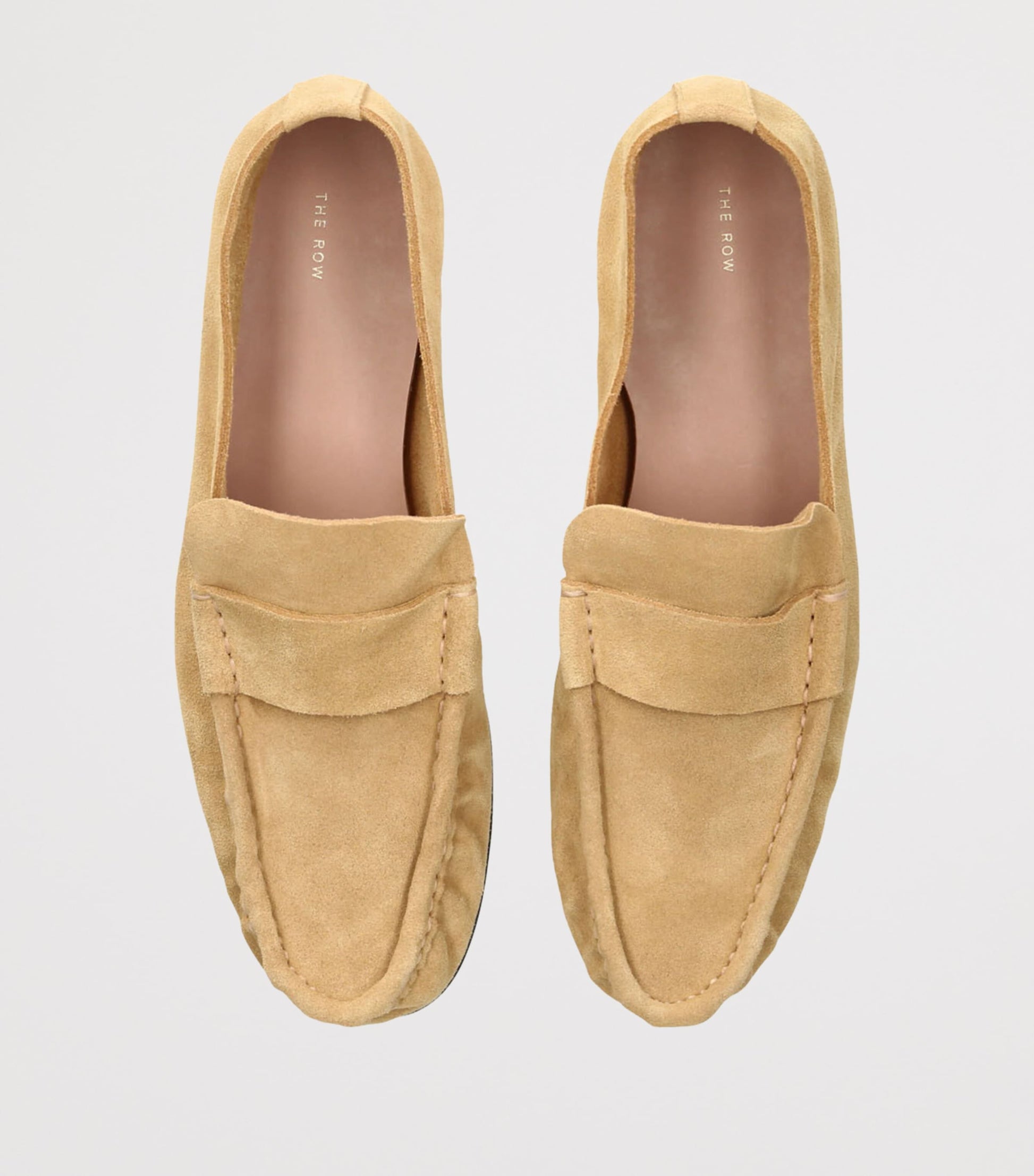 Yellow Soft Suede Loafers
