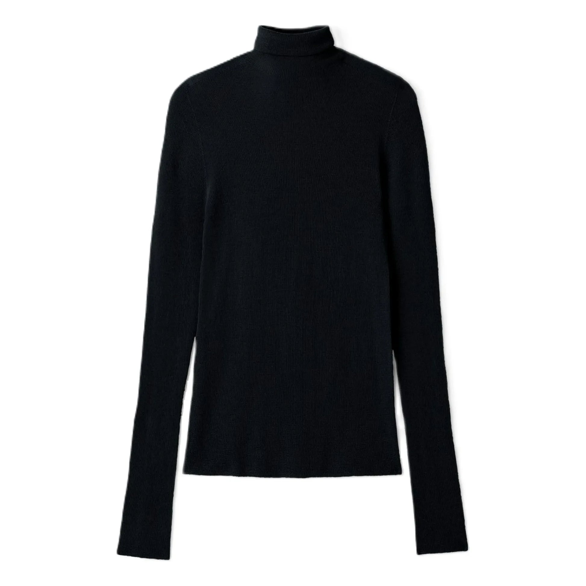 Bompard - Cashmere Ultrafine Seamless Roll Neck Sweater | Black