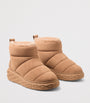 Jimmy Choo Beige Xan Suede-Shearling Snow Boots