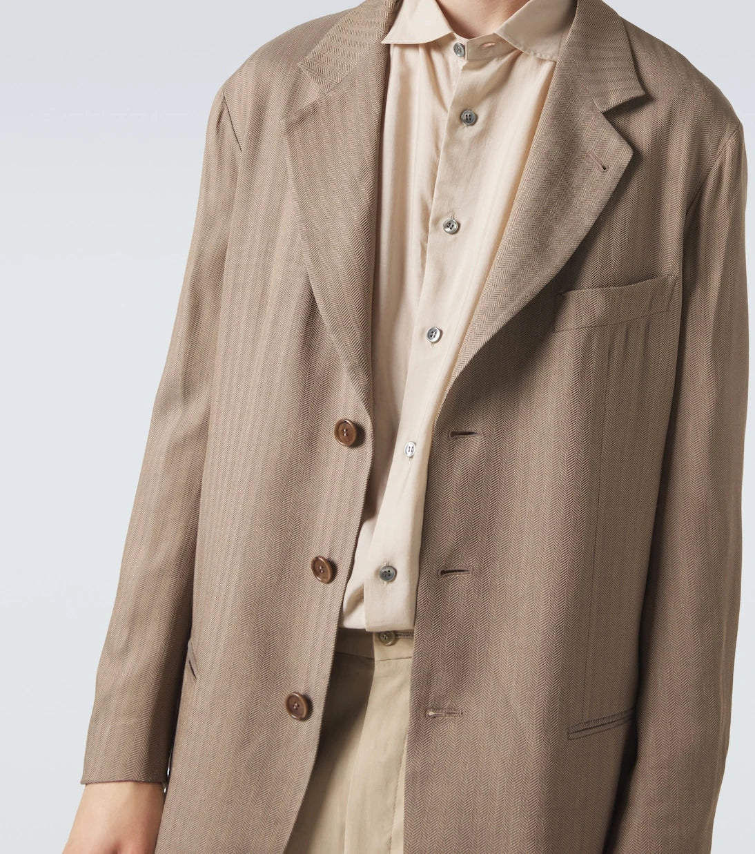 Giorgio Armani - Archivio herringbone blazer