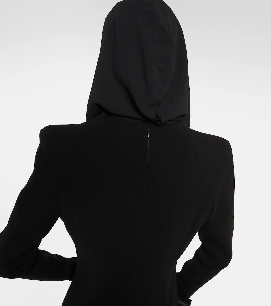 Mônot - Hooded crêpe maxi dress