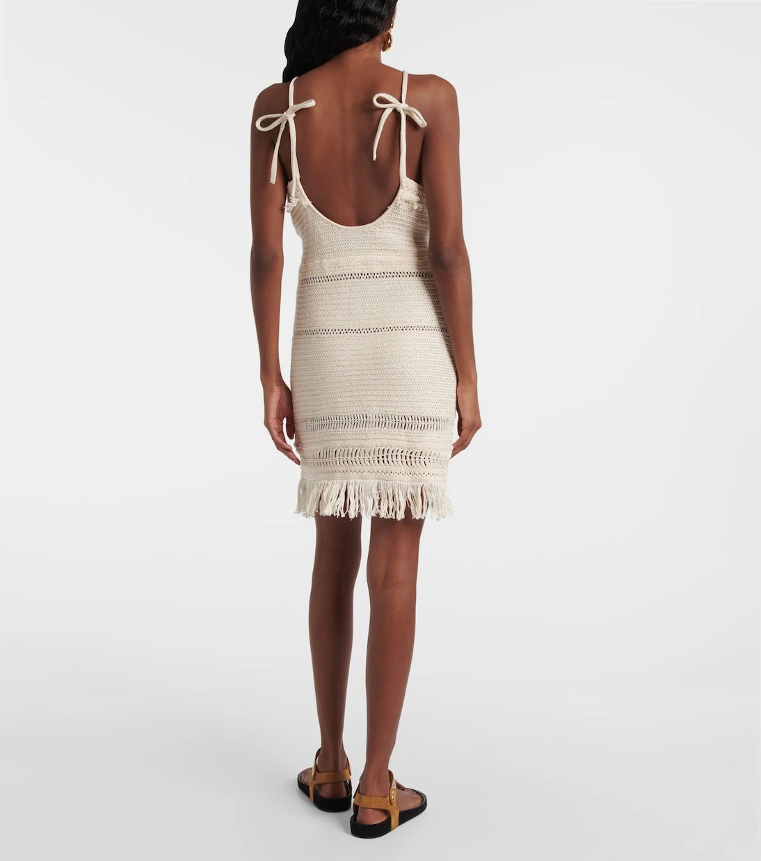 Marant Etoile - Araliage macramé cotton minidress