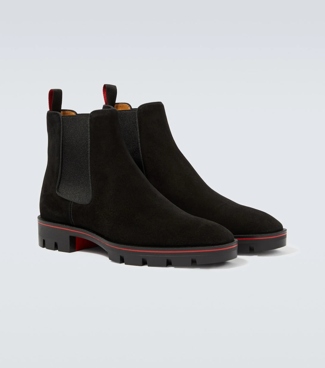 Christian Louboutin - Alpinosol suede Chelsea boots