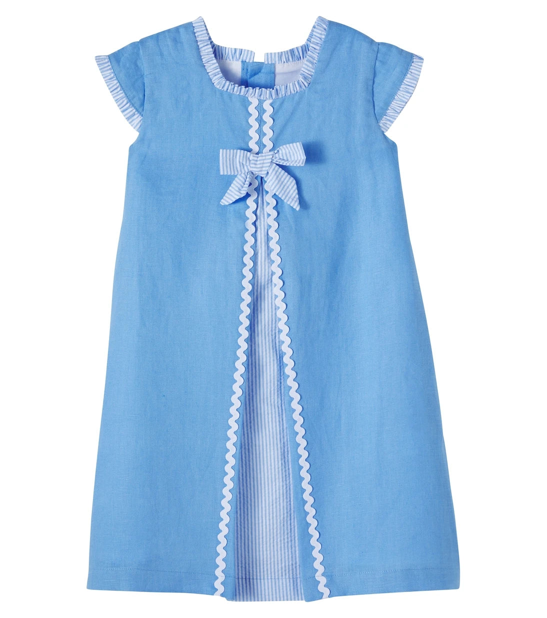 La Coqueta - Beatriz striped linen dress