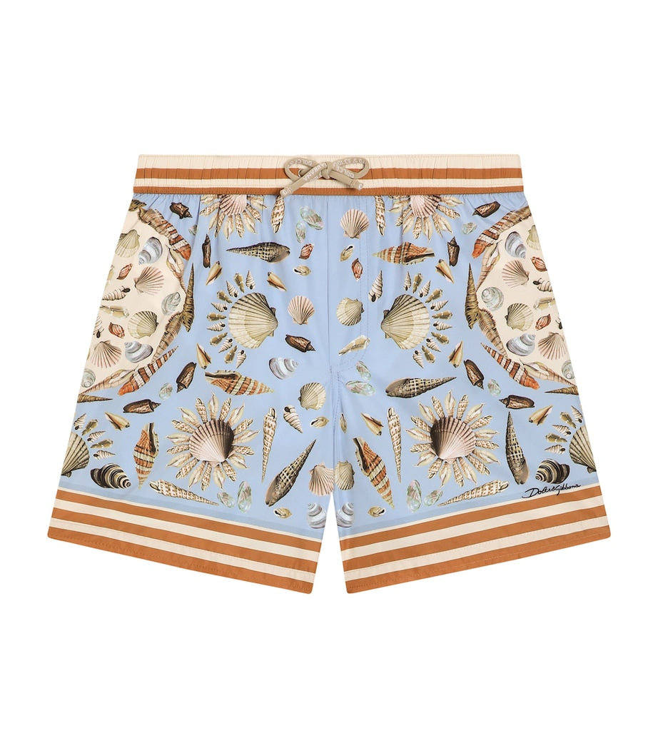 Dolce & Gabbana Kids Seashell Print Swim Shorts (8-12+ Years)