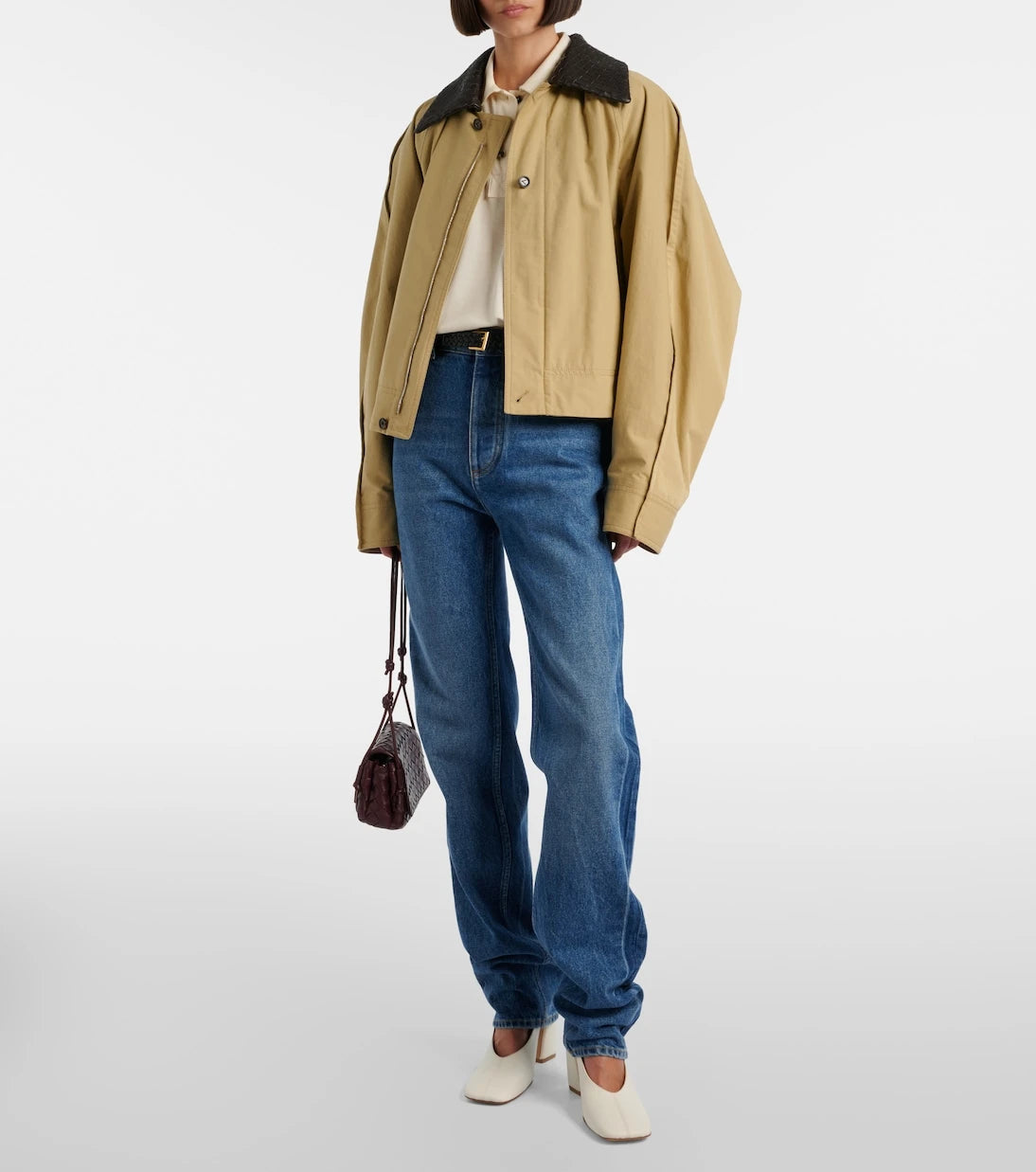 Bottega Veneta - High-rise straight jeans
