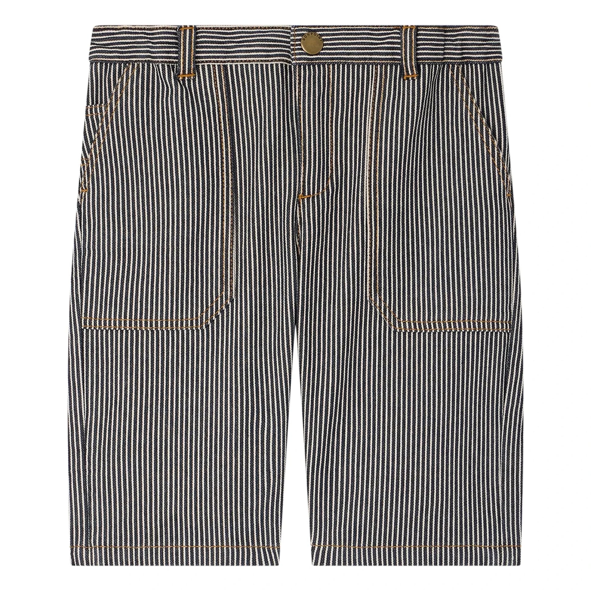 Bonpoint - Levon Organic Cotton Shorts | Grey