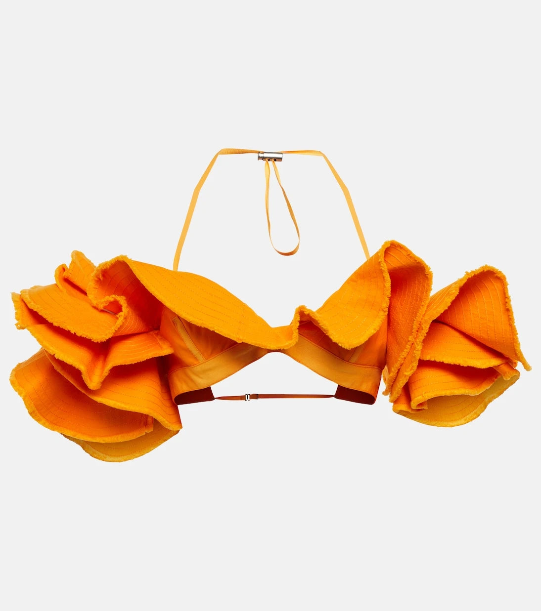 Jacquemus - La Brassière Artichaut cotton crop top