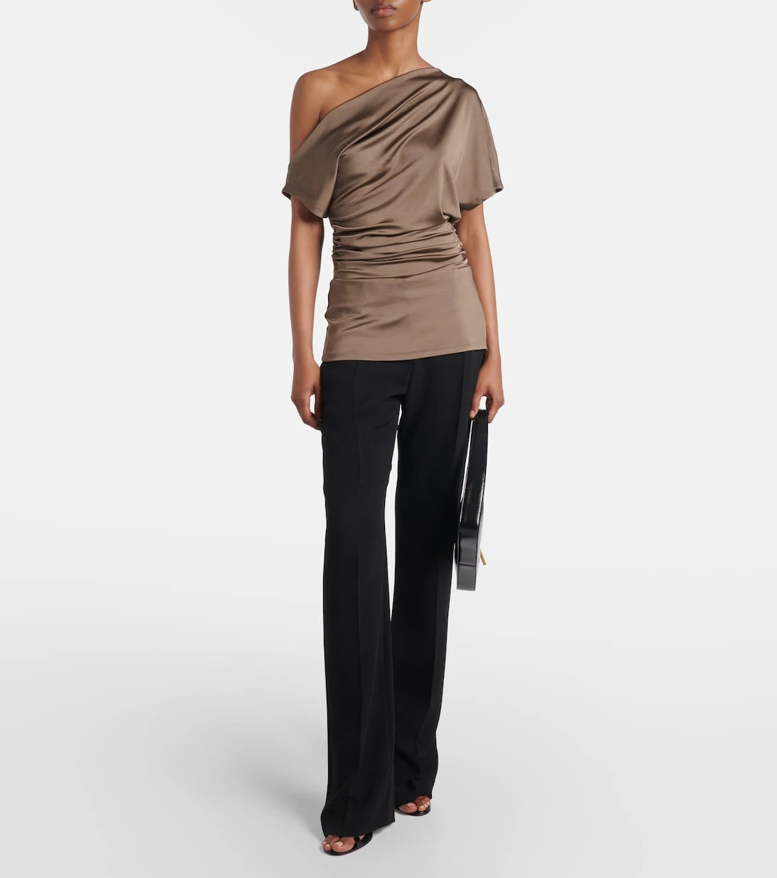 Tove - Edel ruched draped jersey top