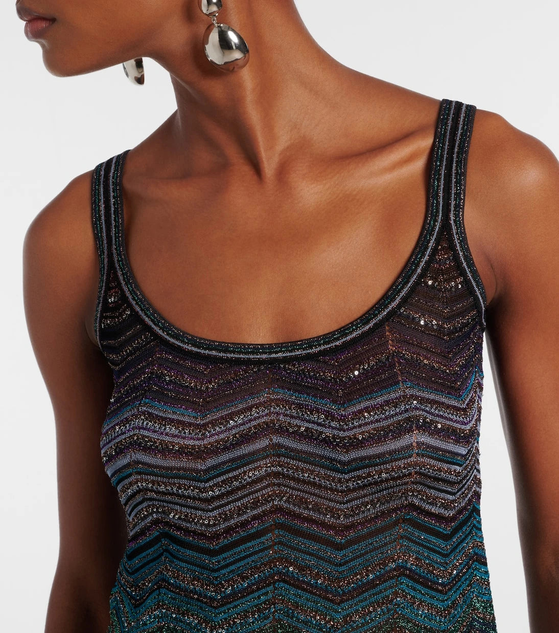 Missoni - Zigzag lamé top