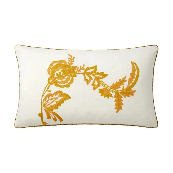 Olivier Desforges GIRANDOL Ambre 33 x 57 cm Pamuk Dekoratif Yastık Kılıfı
