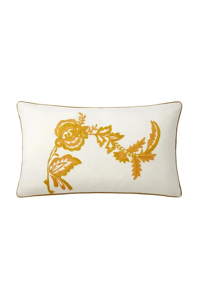 Olivier Desforges GIRANDOL Ambre 33 x 57 cm Pamuk Dekoratif Yastık Kılıfı