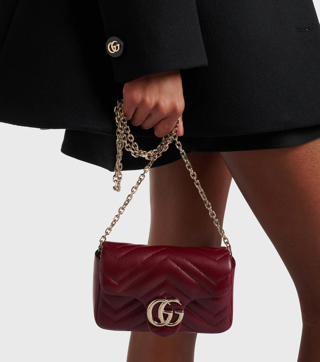 Gucci - GG Marmont Mini leather crossbody bag