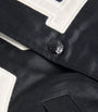 Polo Ralph Lauren Black Sateen Logo Bomber Jacket