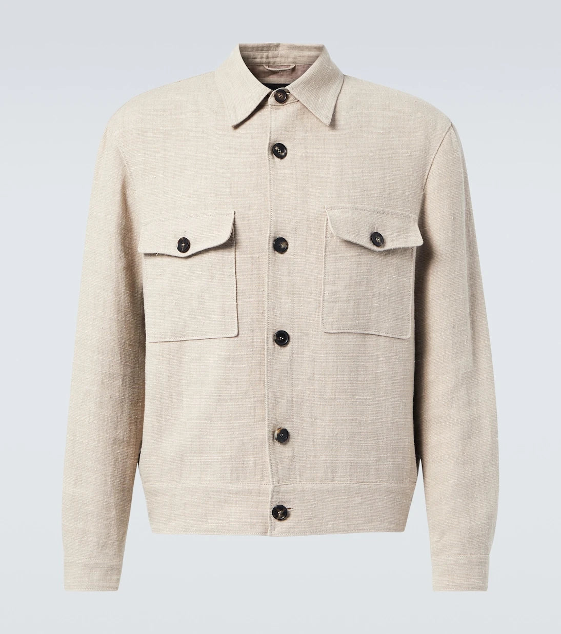 Loro Piana - Clem linen and silk canvas blouson
