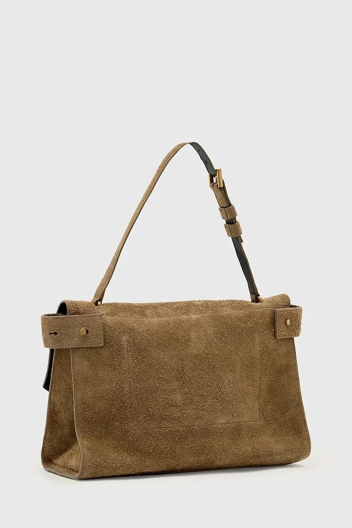 Чанта от набук AllSaints URSA