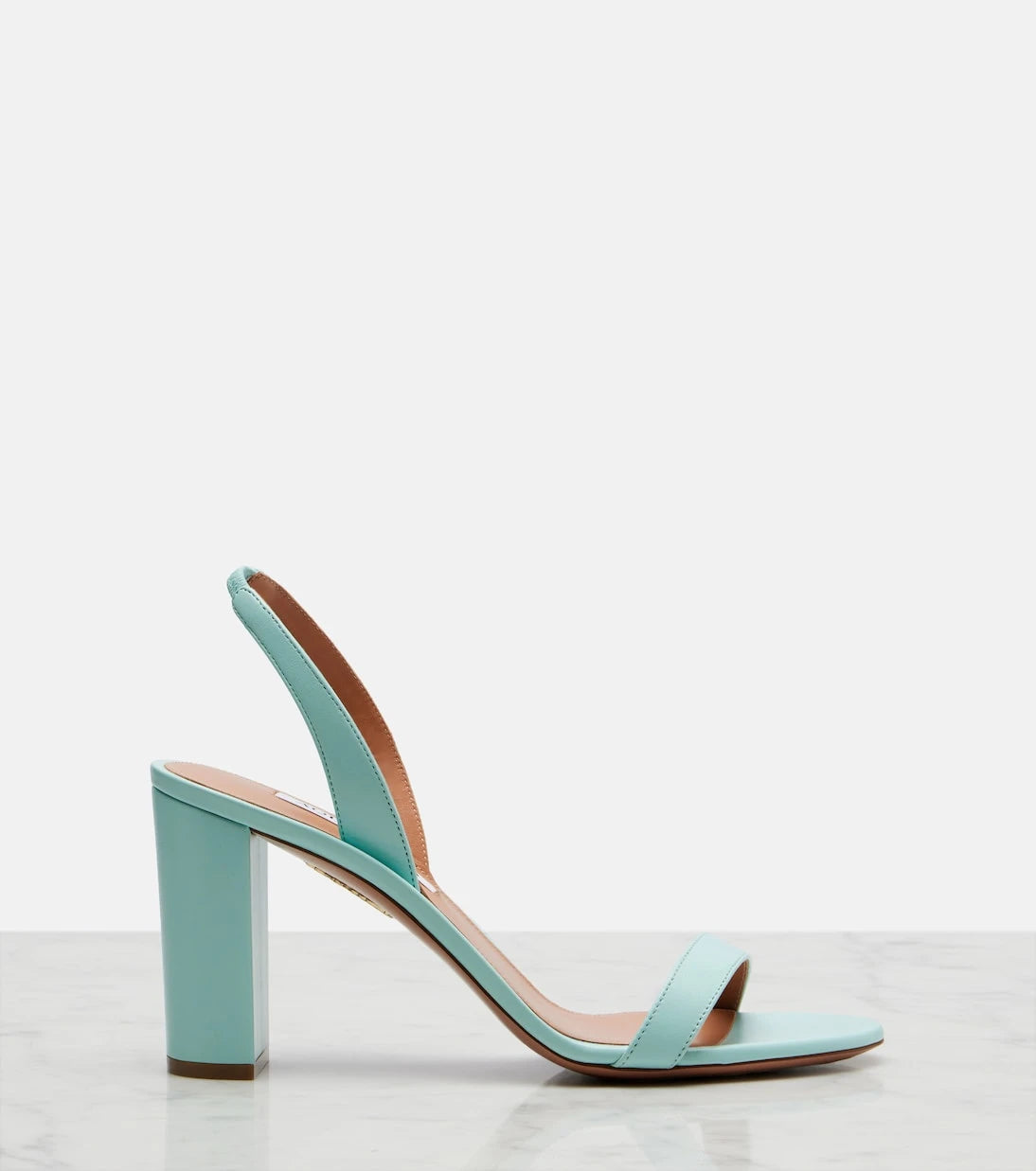 Aquazzura - Leather slingback sandals