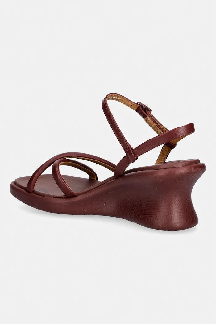 Camper Louise Sandal eğimli platformlu deri sandalet ayakkabılar