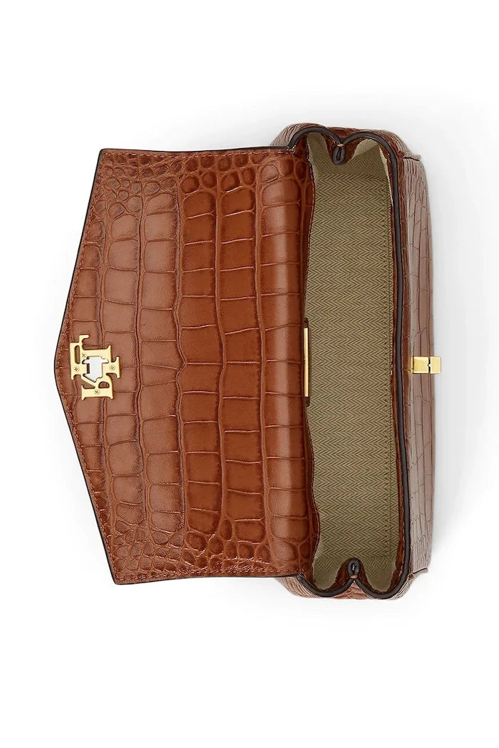 Lauren Ralph Lauren kadın deri crossbody çanta