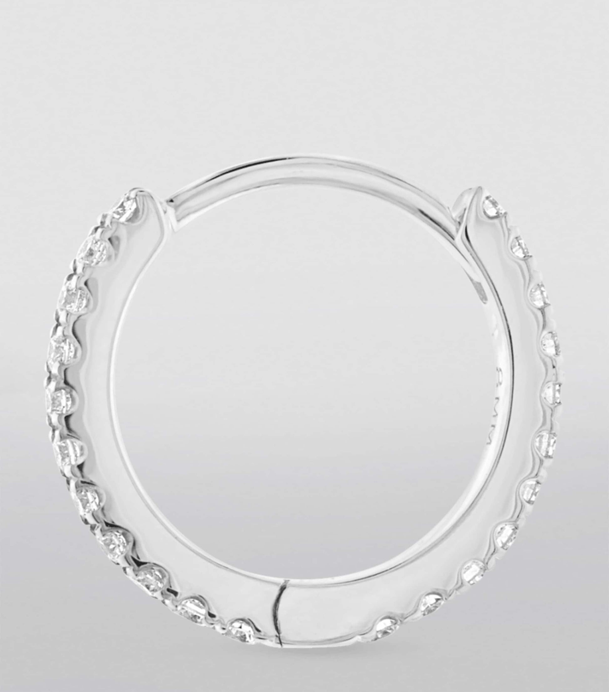 Maria Tash Diamond Eternity Single Hoop Earring (8mm)