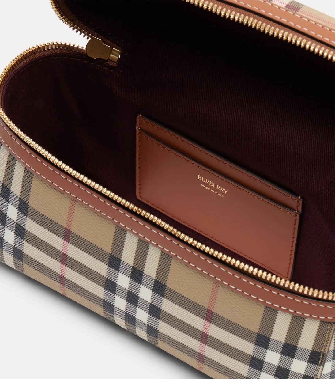 Burberry - Makyaj Çantası Burberry Ekose Küçük makyaj çantası