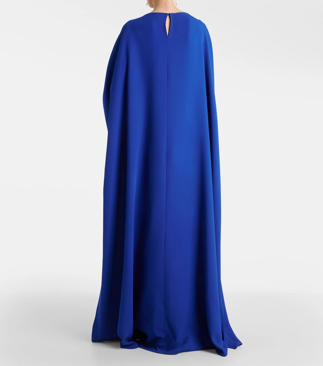 Valentino - Caped silk gown