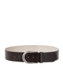 Brunello Cucinelli Brown Leather Embellished Belt